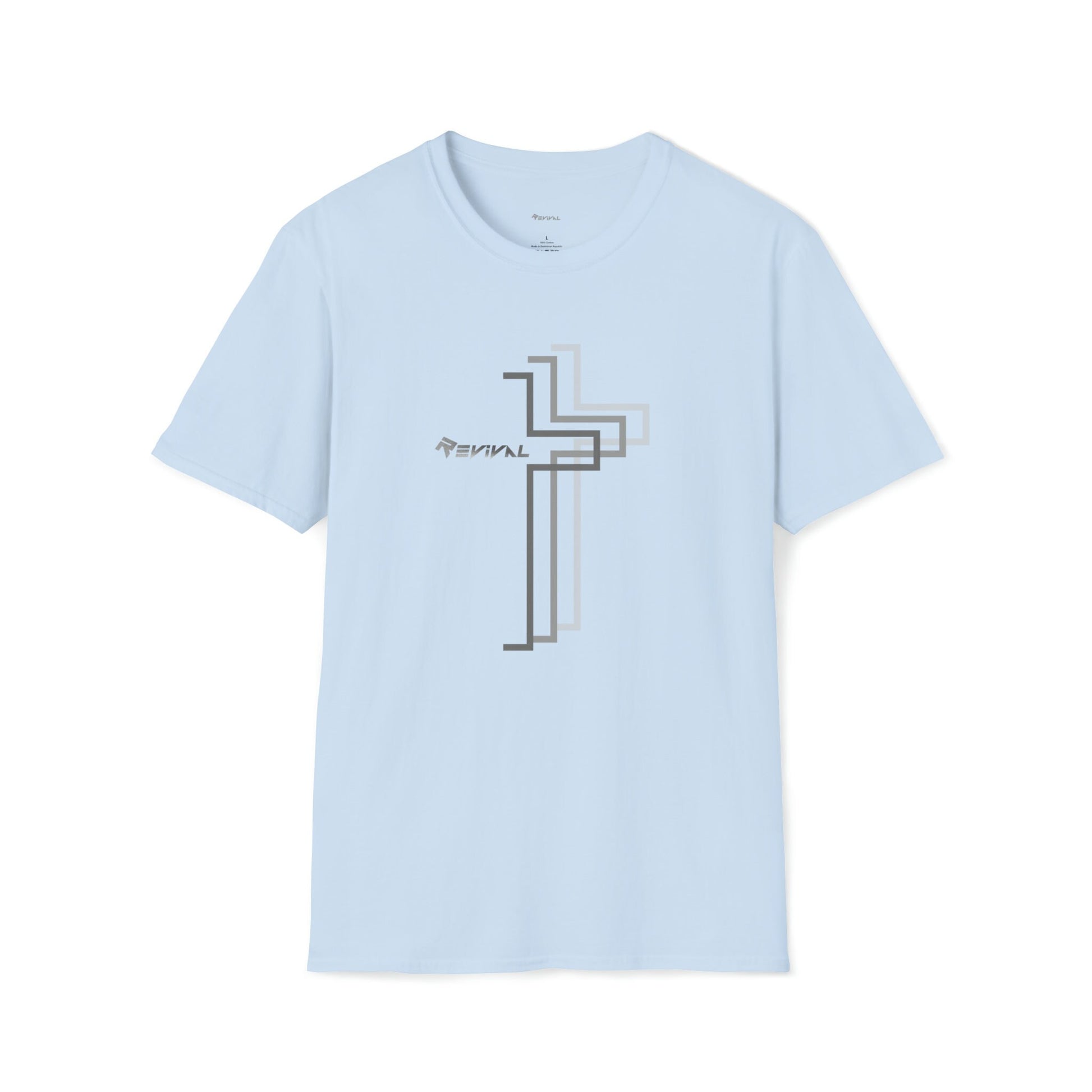 Grey Calvary Intersection by Revival Short sleeve T-Shirt, Comfortable, soft Tee, Gift for Men and Women