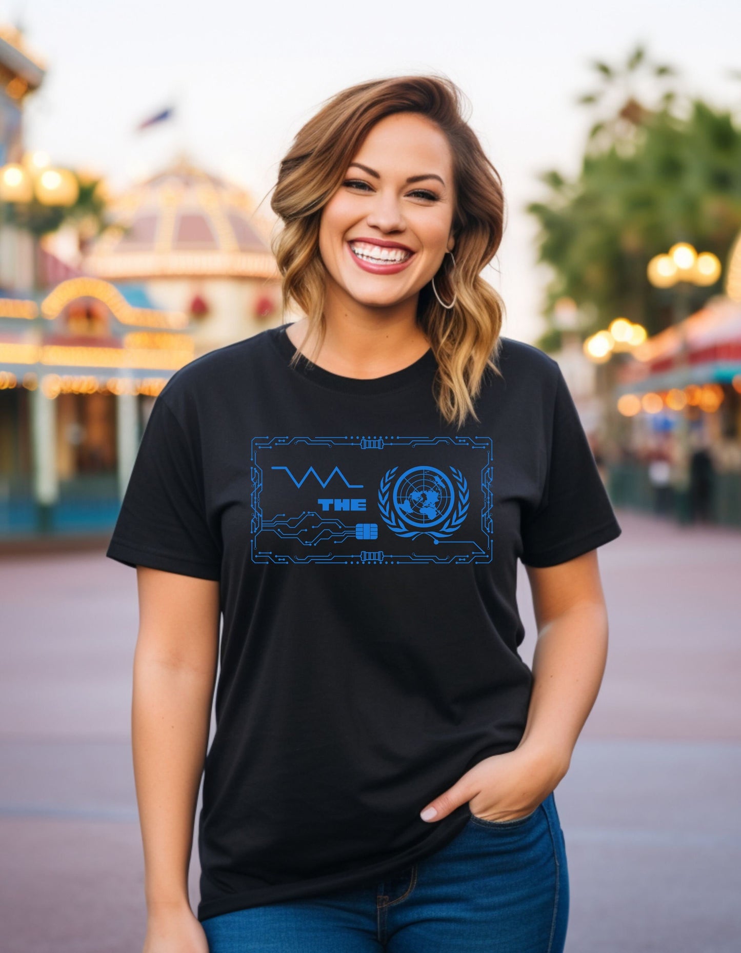 Resist The UN by Revival Men's and Women's Cotton T-Shirt, Gift for Men, Gift for Women